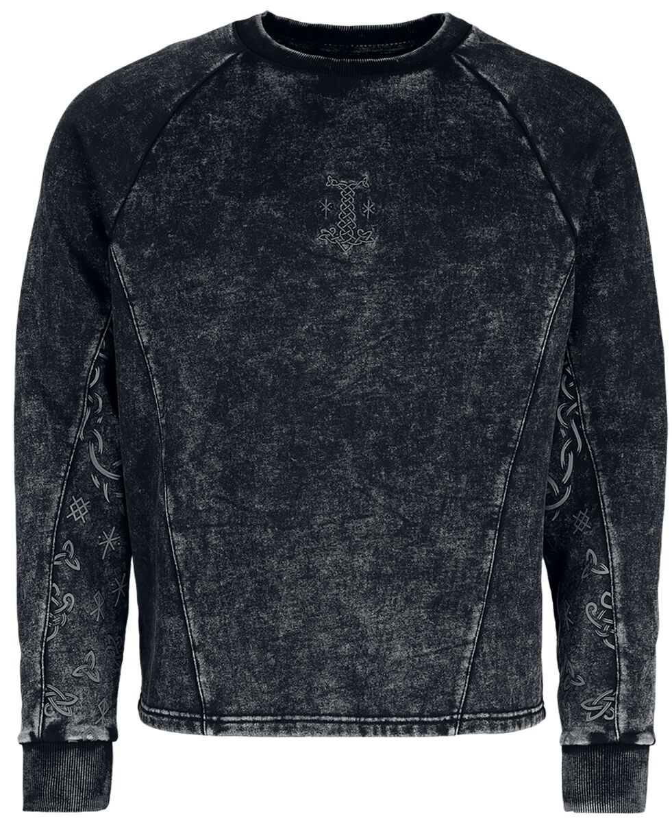 Black Premium by EMP Celtic fine lines Sweatshirt black - Image 2