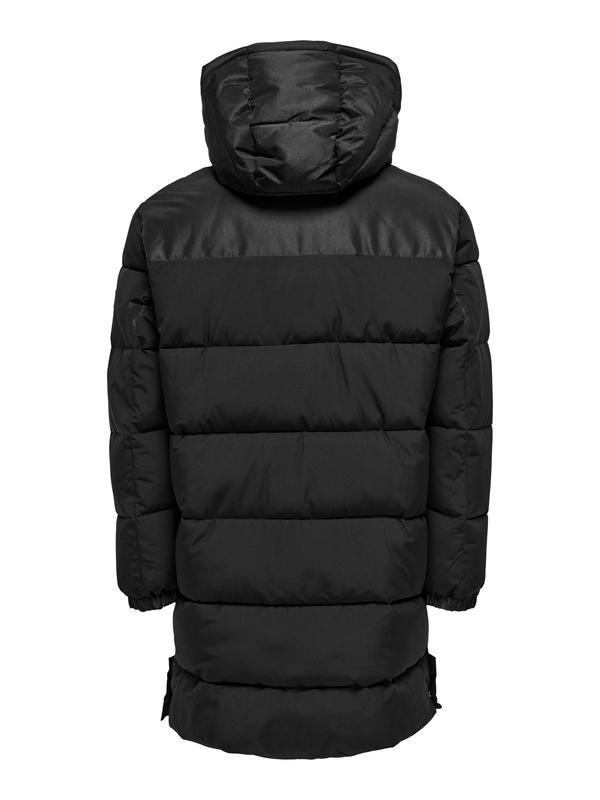 ONLY and SONS Onstye Puffer Coat Winter Jacket black - Image 3
