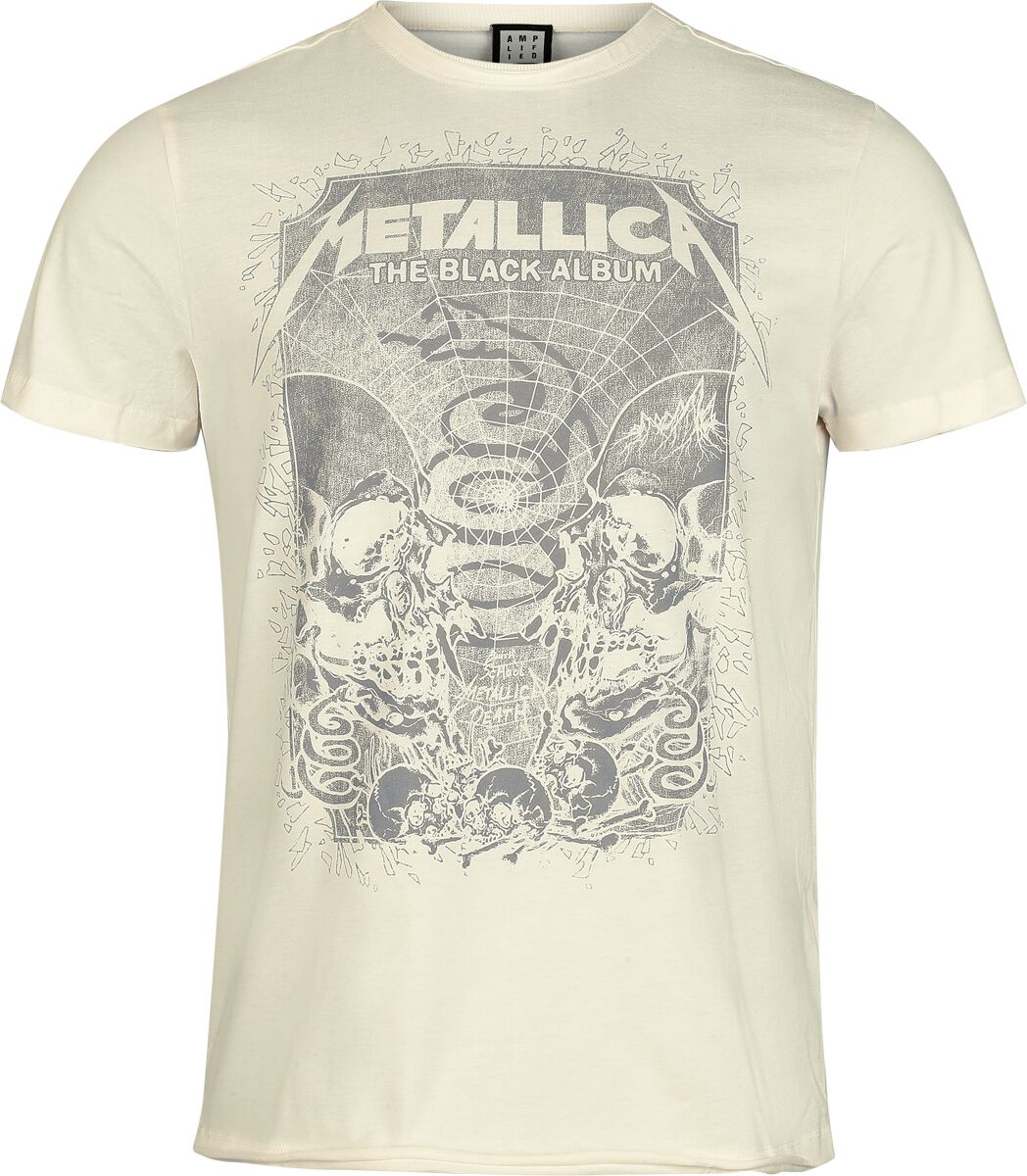 Metallica Amplified Collection - Inverted Black Album T-Shirt off white - Image 2