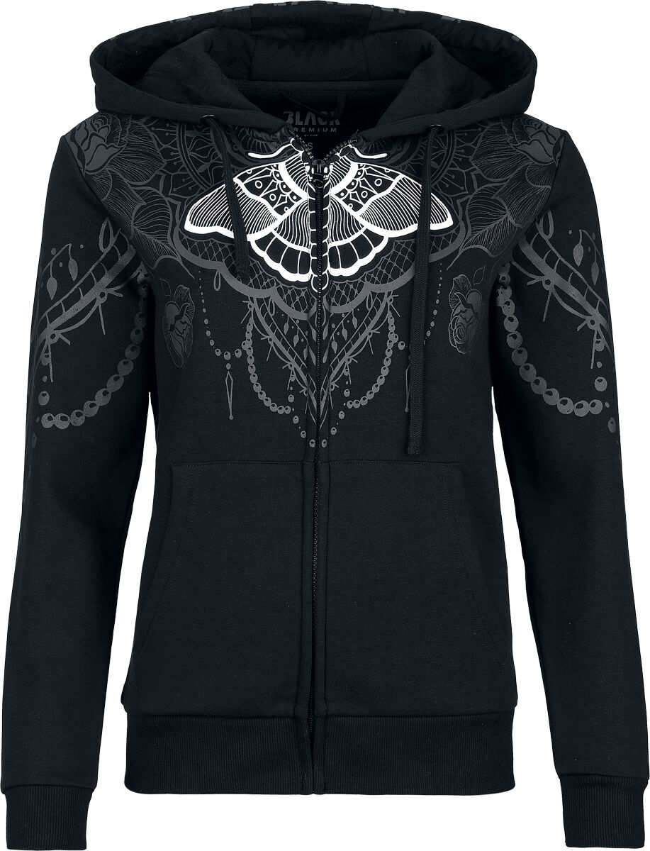 Gothicana by EMP Spread your wings in the dark Hoodie Jacket black - Image 2
