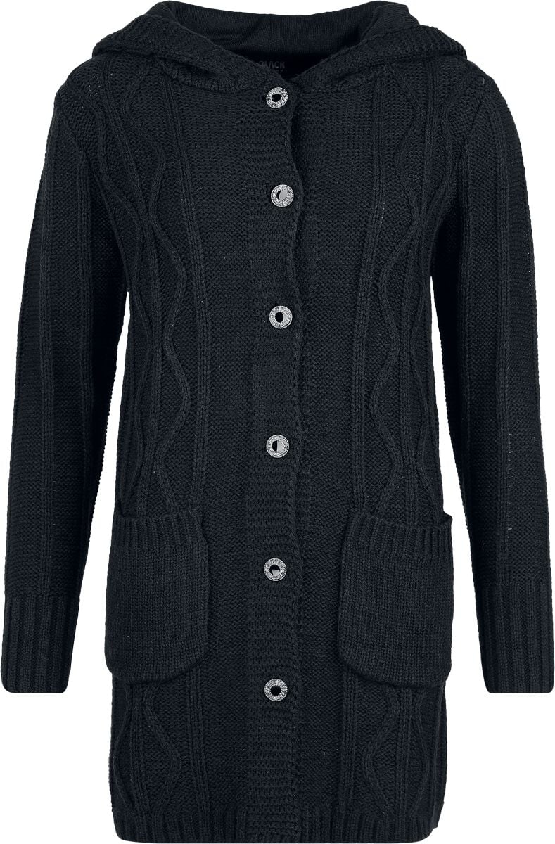 Black Premium by EMP Celtic fine lines Cardigan black - Image 2