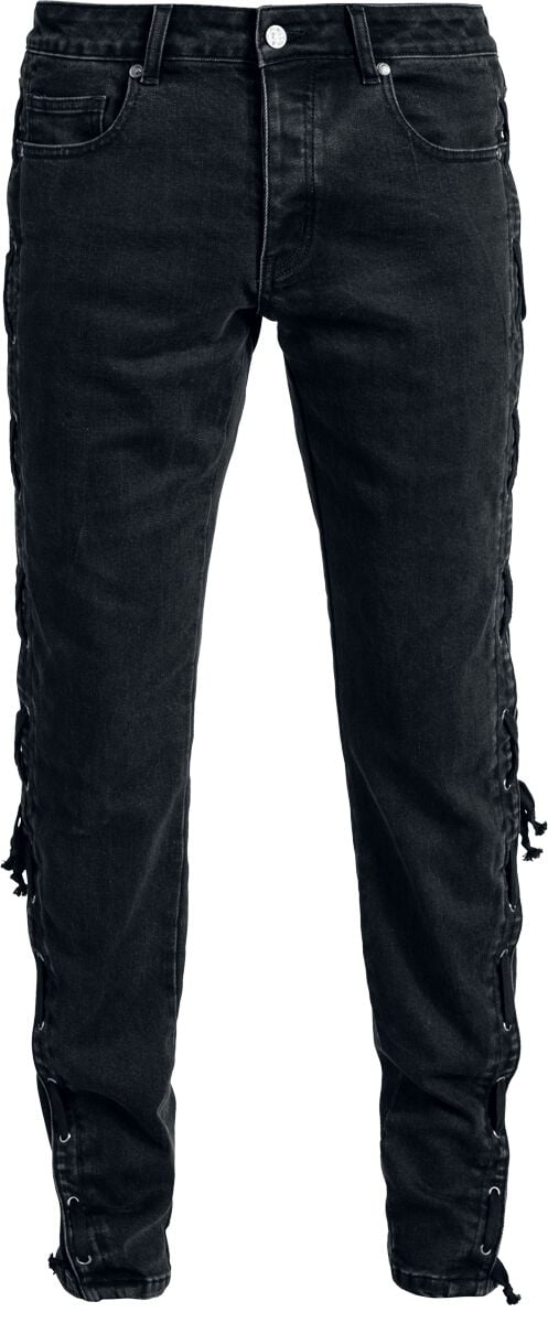 Black Premium by EMP Celtic fine lines Jeans Johnny Jeans black - Image 2