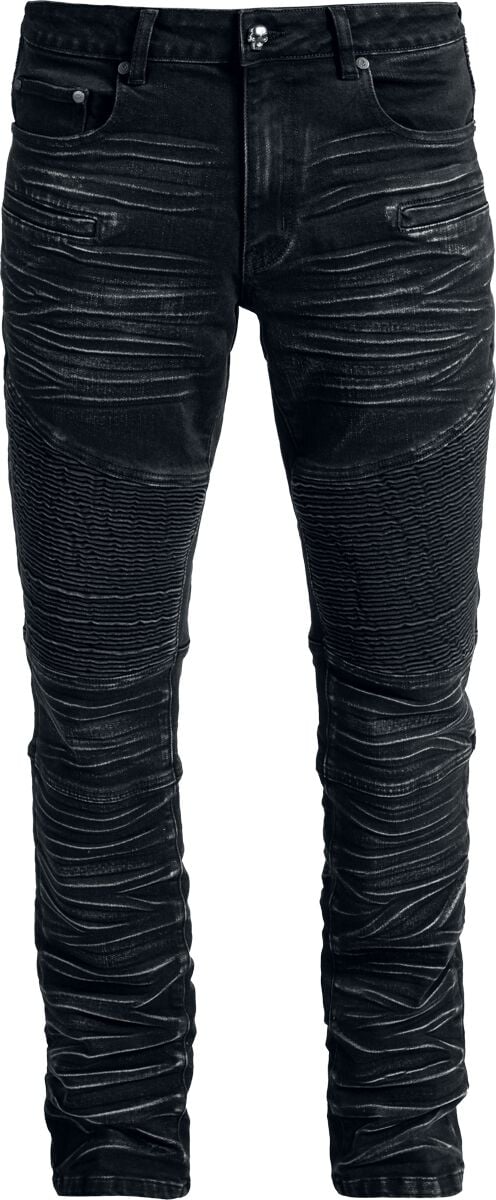 Rock Rebel by EMP Skulls & Details Jeans grey - Image 2