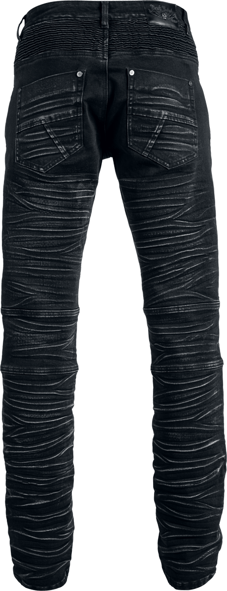 Rock Rebel by EMP Skulls & Details Jeans grey - Image 3