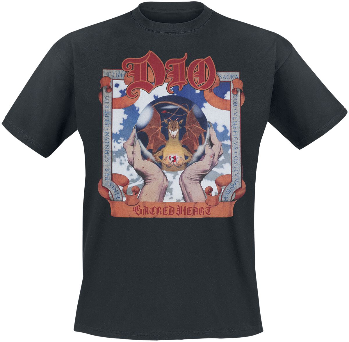 Dio Sacred Heart Cover T-Shirt black - Image 2