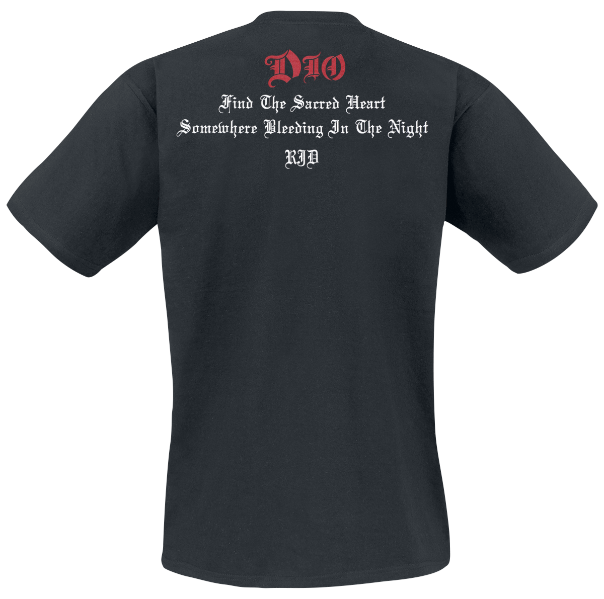 Dio Sacred Heart Cover T-Shirt black - Image 3