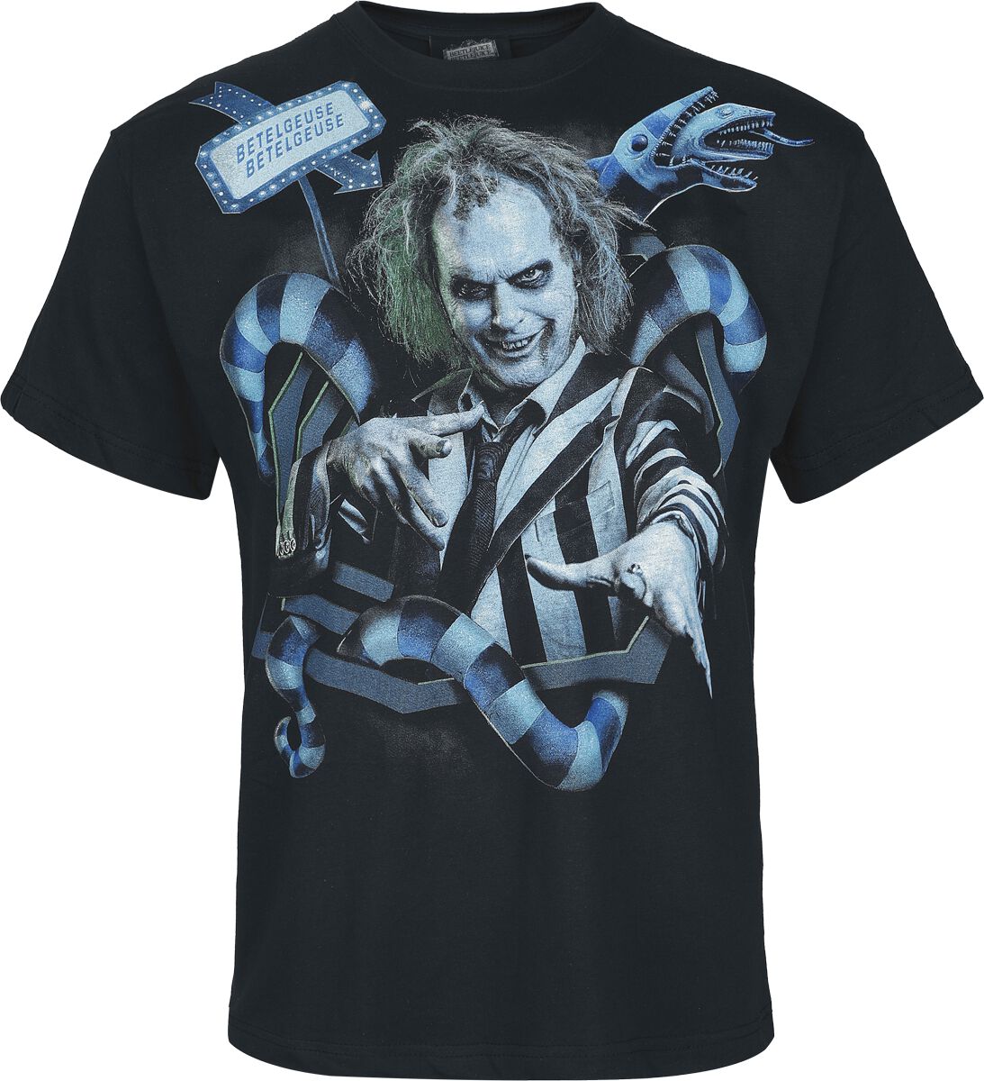 Beetlejuice Sandworm Portal T-Shirt black - Image 2