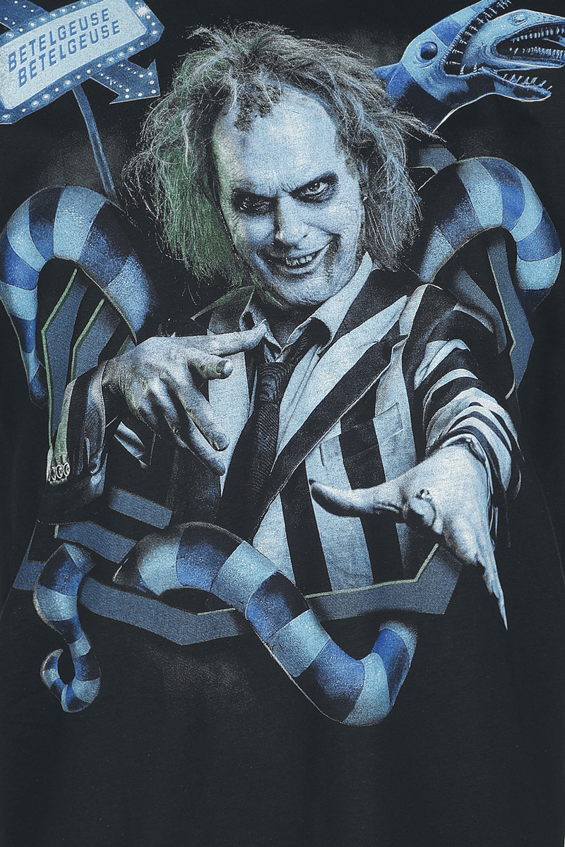 Beetlejuice Sandworm Portal T-Shirt black - Image 3