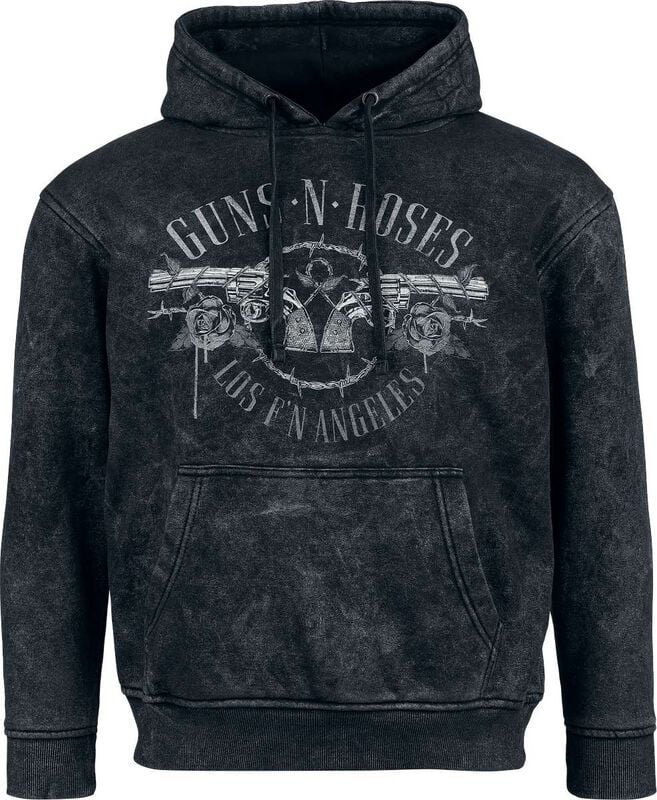 Guns N' Roses Bullet Logo Hoodie anthracite - Image 2
