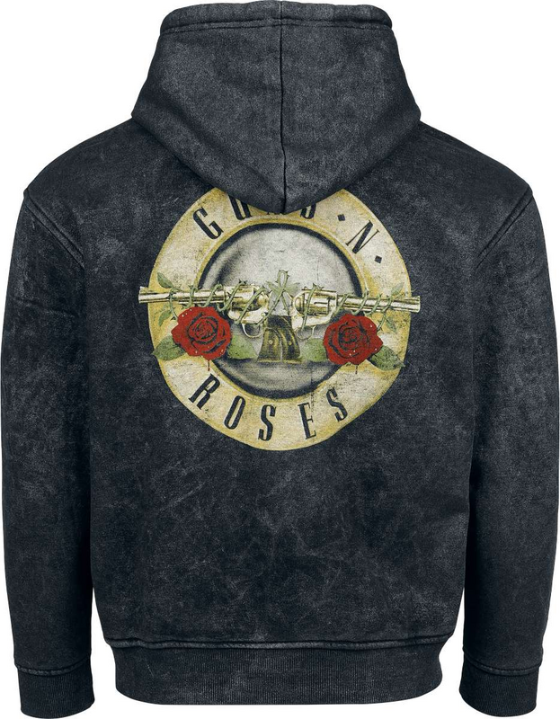 Guns N' Roses Bullet Logo Hoodie anthracite - Image 3
