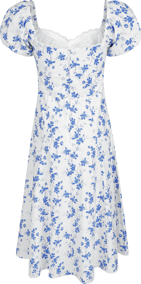 Timeless London Cedar Dress Midi Dress blue white - Image 3