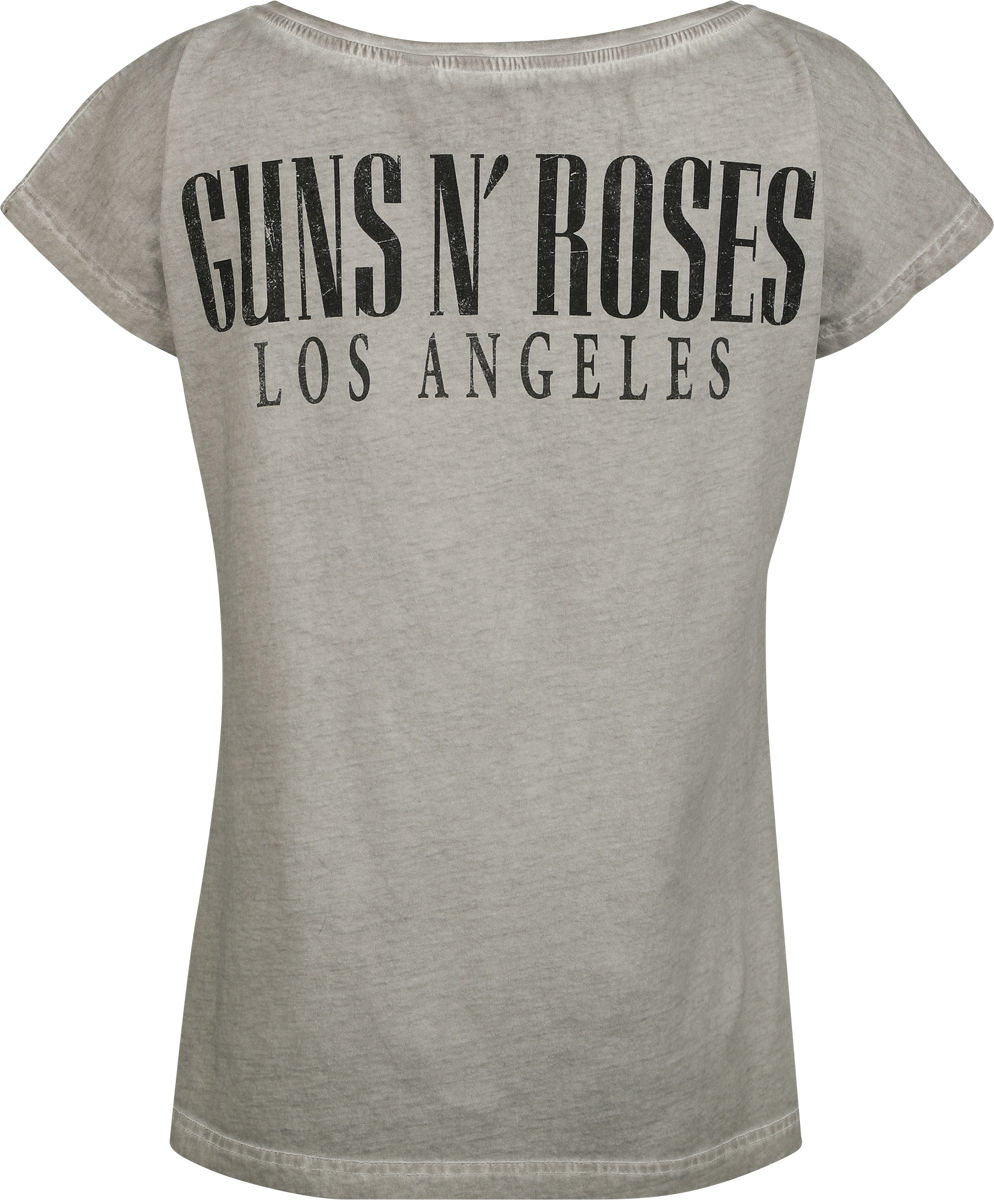 Guns N' Roses Bullet Logo T-Shirt grey - Image 3