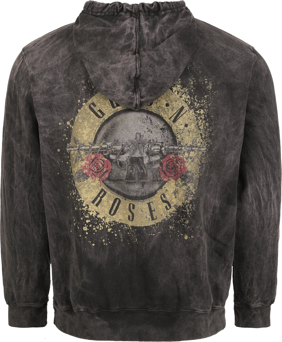 Guns N' Roses Bullet Logo Hoodie grey - Image 3