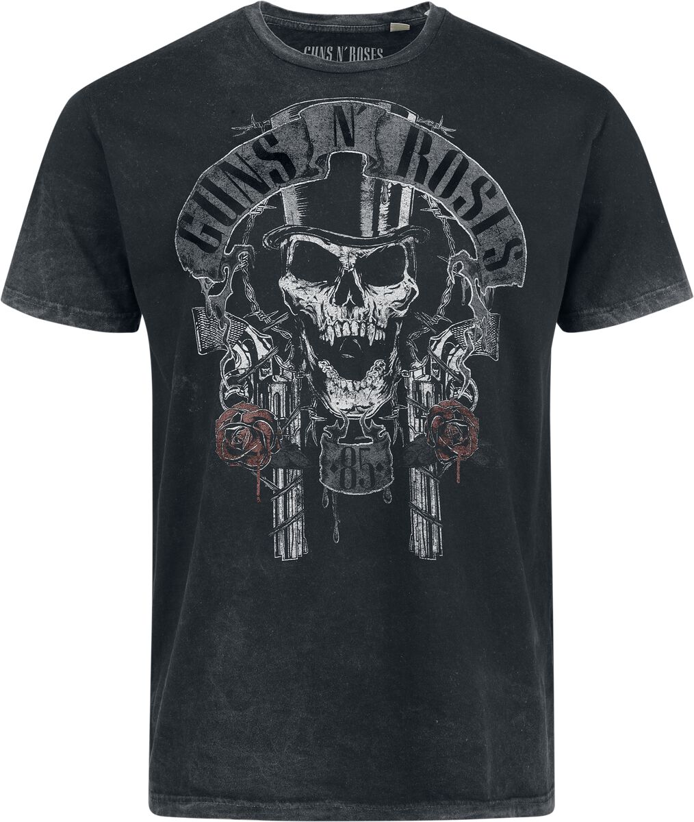 Guns N' Roses Top Hat T-Shirt grey - Image 2