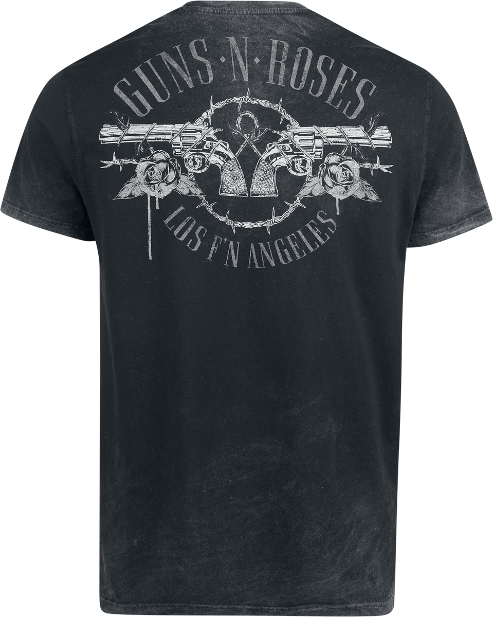 Guns N' Roses Top Hat T-Shirt grey - Image 3