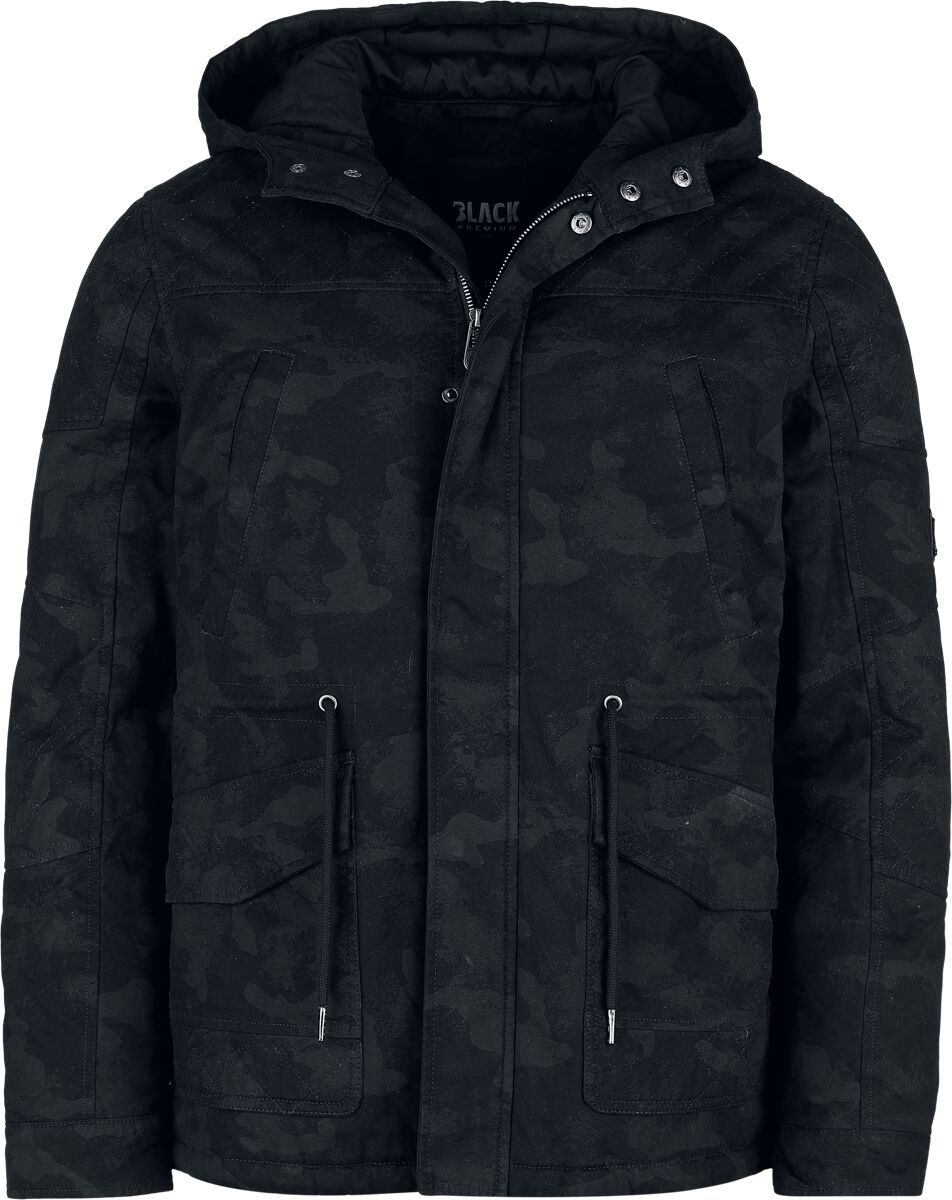Black Premium by EMP Black on Black Winter Jacket black - Image 2