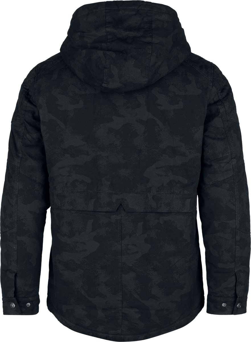 Black Premium by EMP Black on Black Winter Jacket black - Image 3