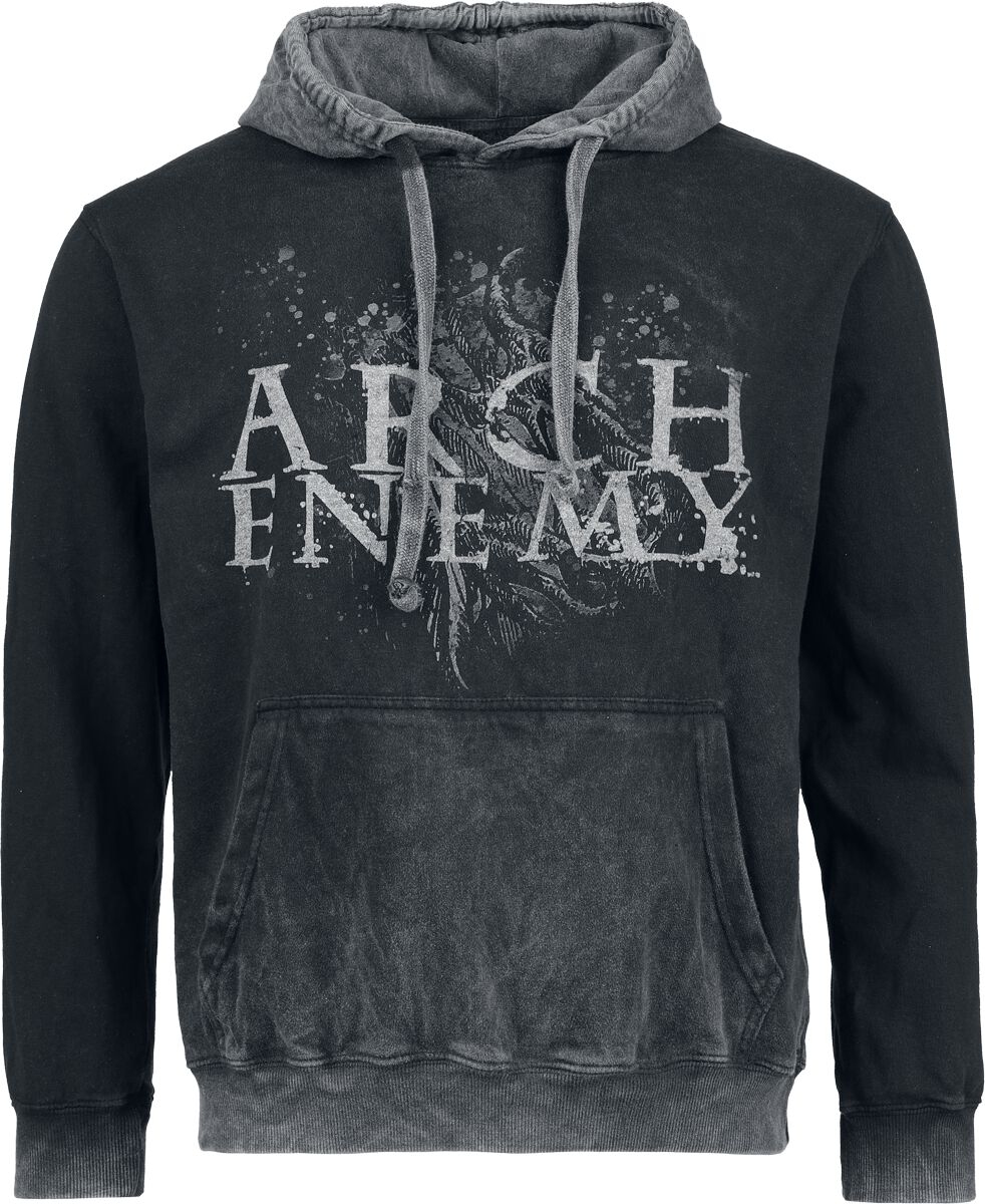 Arch Enemy MMXX Hoodie grey - Image 2