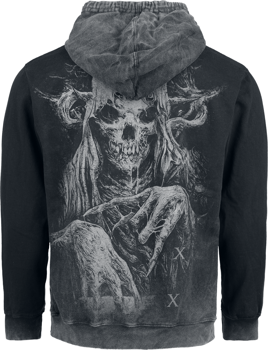 Arch Enemy MMXX Hoodie grey - Image 3