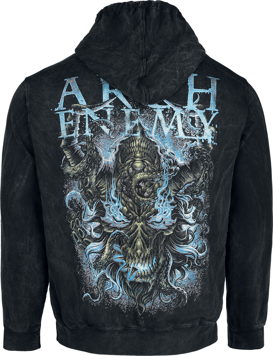 Arch Enemy Saturnine Hoodie black - Image 3