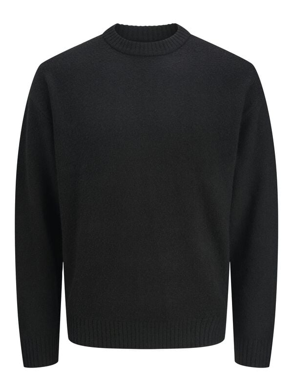 Jack & Jones JJESOHO OLLIE KNIT CREW NECK SN Knit jumper black - Image 2