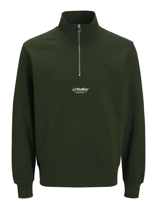 Jack & Jones JJESOHO SWEAT QUARTER ZIP HN NOOS Sweatshirt green - Image 2