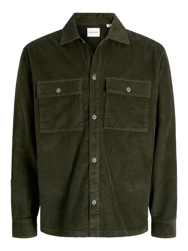 Jack & Jones JJEPERFECT CORDUROY OVERSHIRT LS SN Longsleeve green - Image 2