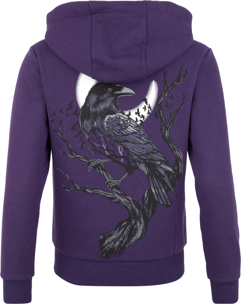 Black Premium by EMP Hoodie Jacket dark purple - Image 3