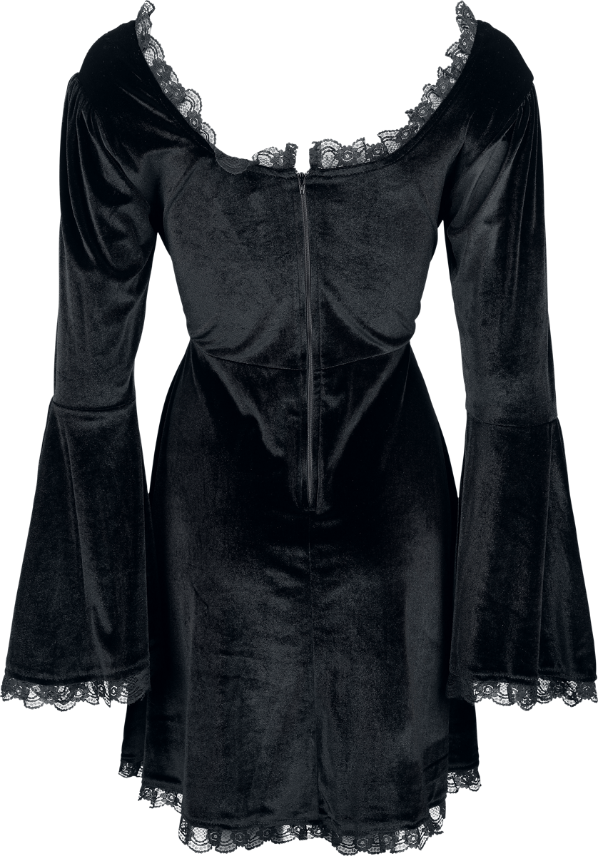 Gothicana by EMP The Witching Hour Mini Dress black - Image 3