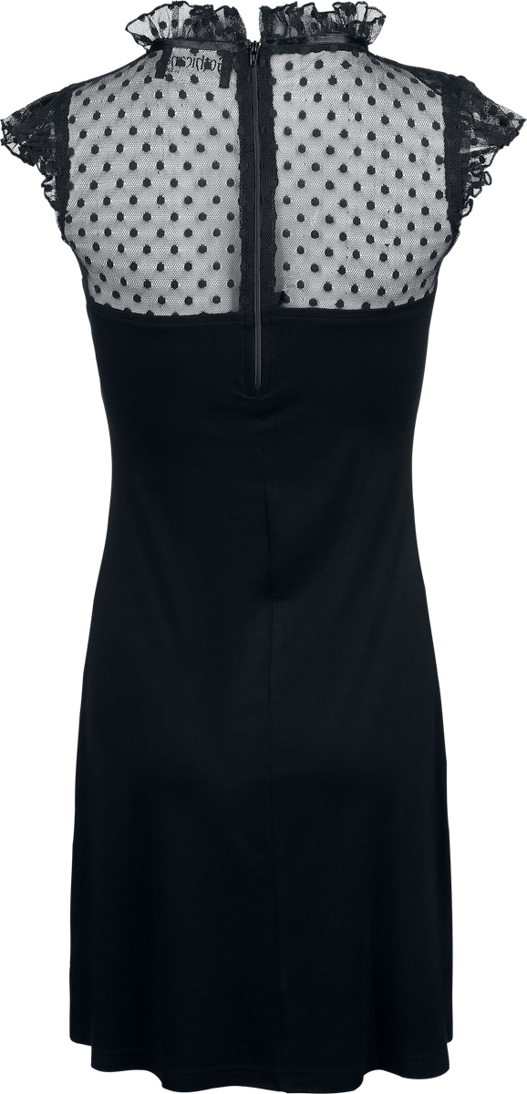 Gothicana by EMP Vailed in Darkness Midi Dress black - Image 3