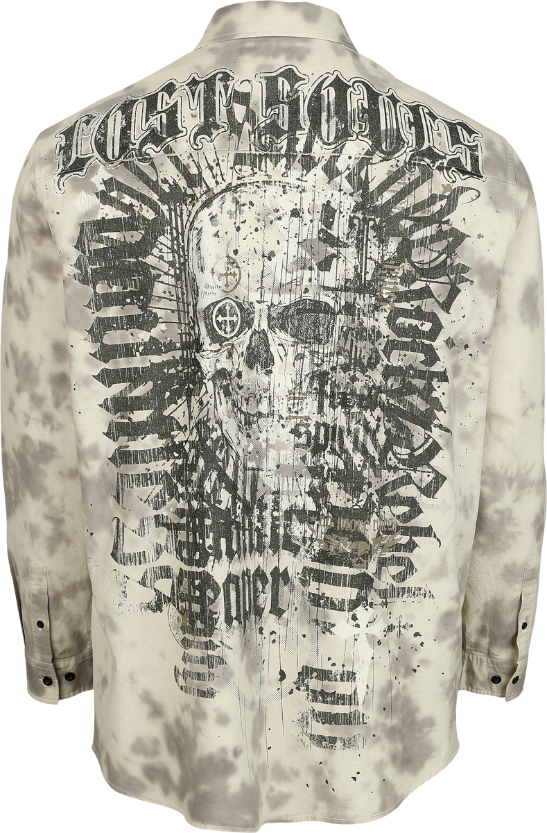 Rock Rebel by EMP Skulls & Details Longsleeve sand - Image 3