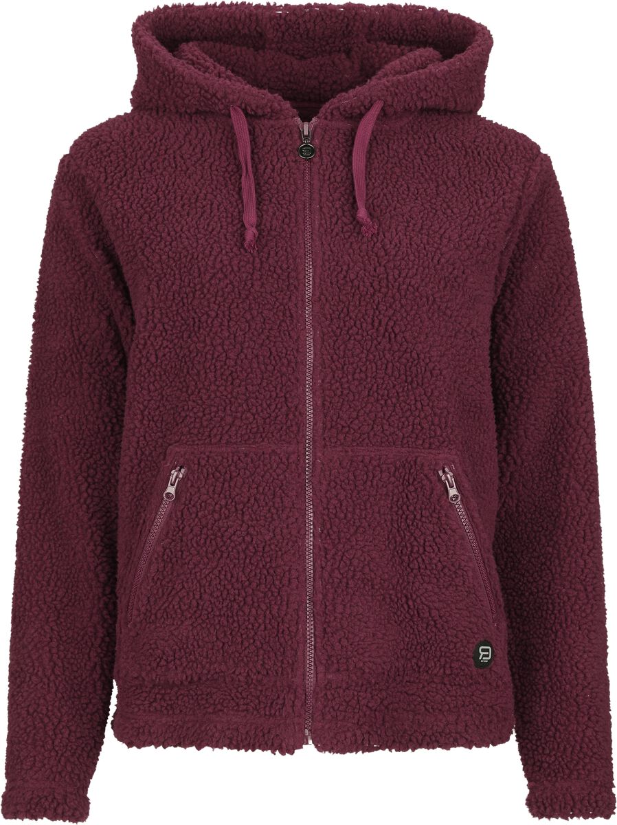 RED by EMP Fleece-lined hoodie Hoodie Jacket burgundy - Image 2