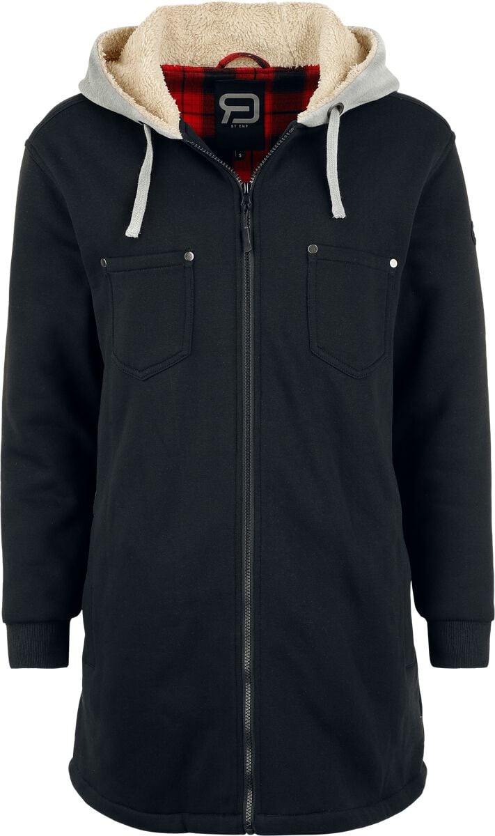 RED by EMP Hoodie in black and grey Hoodie Jacket black - Image 2