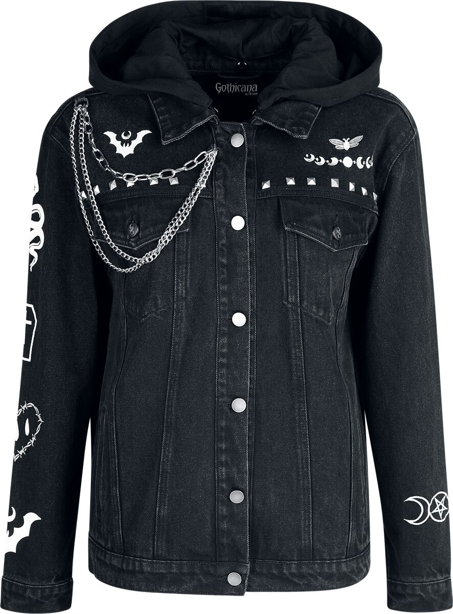 Gothicana by EMP The Witching Hour Jeans Jacket black - Image 2