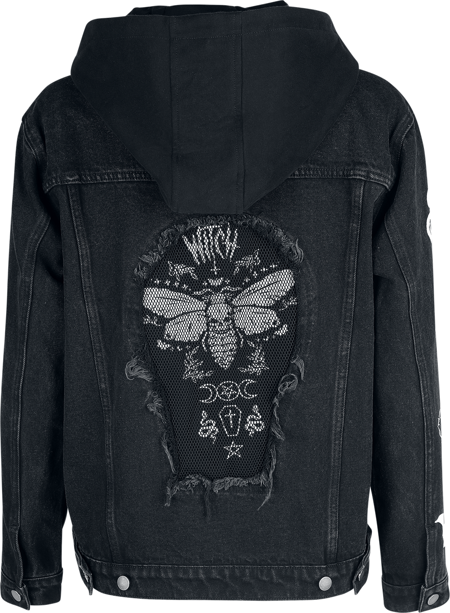 Gothicana by EMP The Witching Hour Jeans Jacket black - Image 3