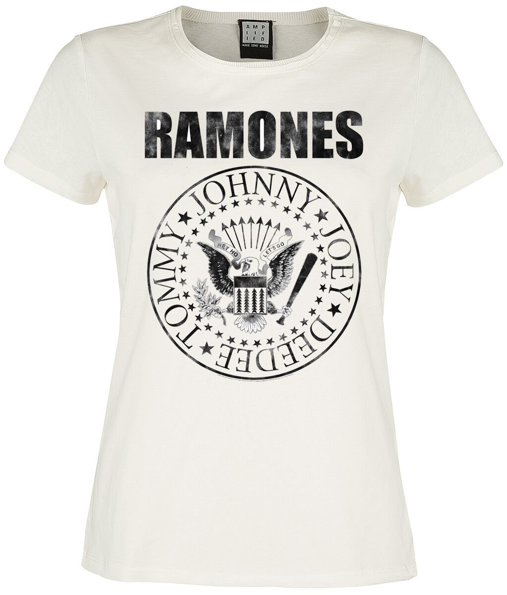 Ramones Amplified Collection - Vintage Shield T-Shirt off white - Image 2