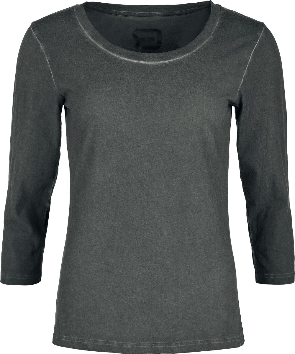 RED by EMP Basic 3/4 sleeve Top Long-sleeve Shirt grey - Image 2