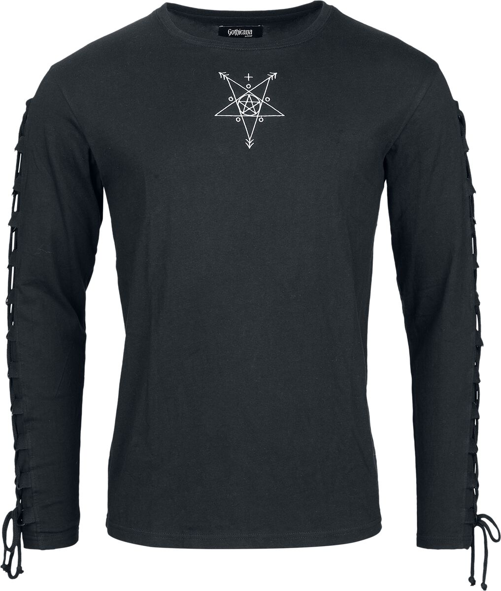Gothicana by EMP Tempted by Alchemy Long-sleeve Shirt black - Image 2
