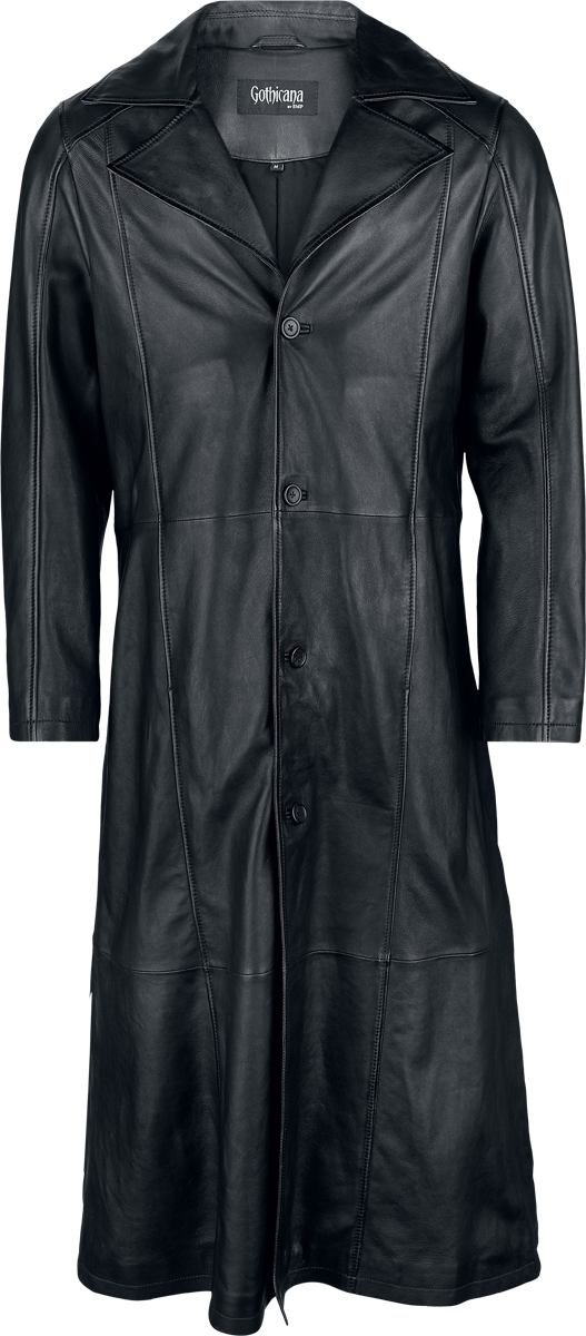 Gothicana by EMP Cloaked in Darkness Coat black - Image 3