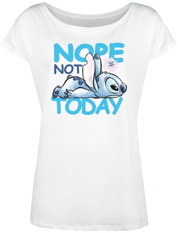 Lilo & Stitch Nope Not Today T-Shirt white - Image 2