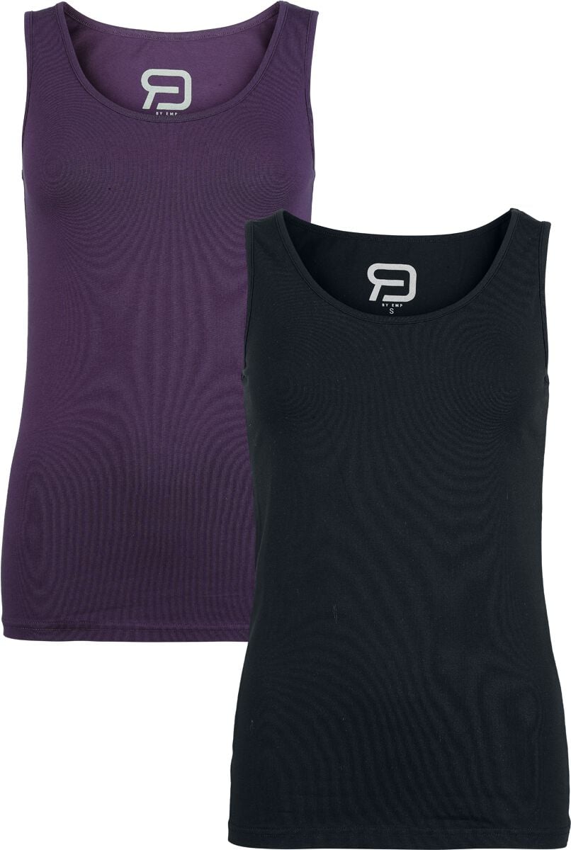 RED by EMP Tops Double Pack Top black lilac - Image 2