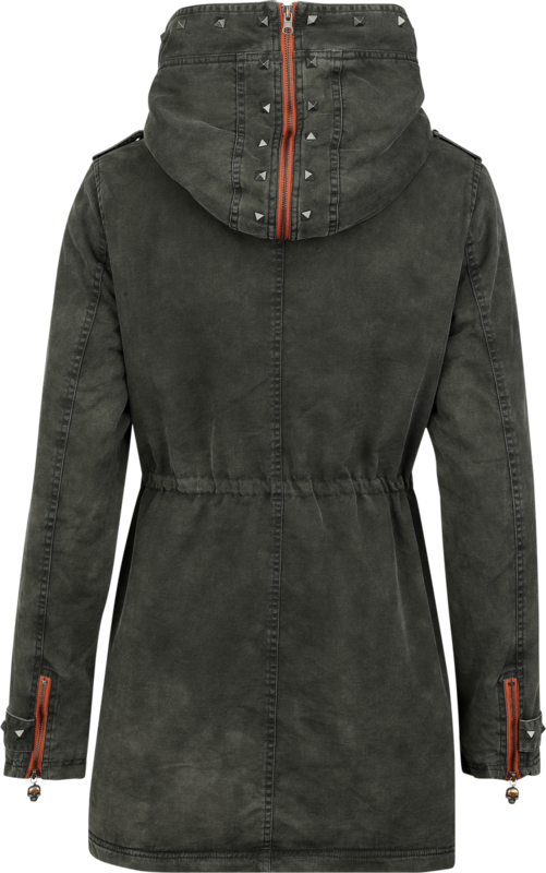 Rock Rebel by EMP Rock me hard Mid-Season Jackets grey - Image 3