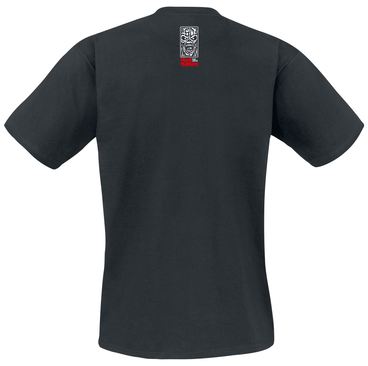 Iron Maiden Portrait Eddie Smoke T-Shirt black - Image 3