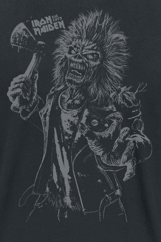 Iron Maiden Axe Eddie T-Shirt black - Image 3