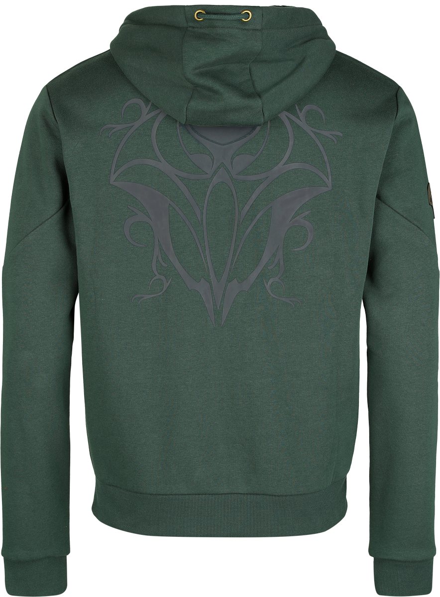 The Lord Of The Rings The Hobbit - Mirkwood Collection Hoodie Jacket dark green - Image 3