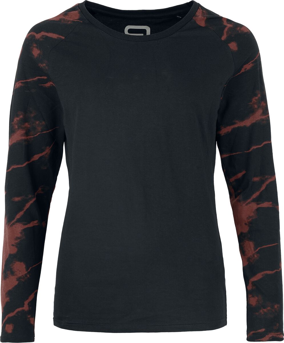 RED by EMP Long-sleeved Top with raglan sleeves Long-sleeve Shirt black red - Image 2