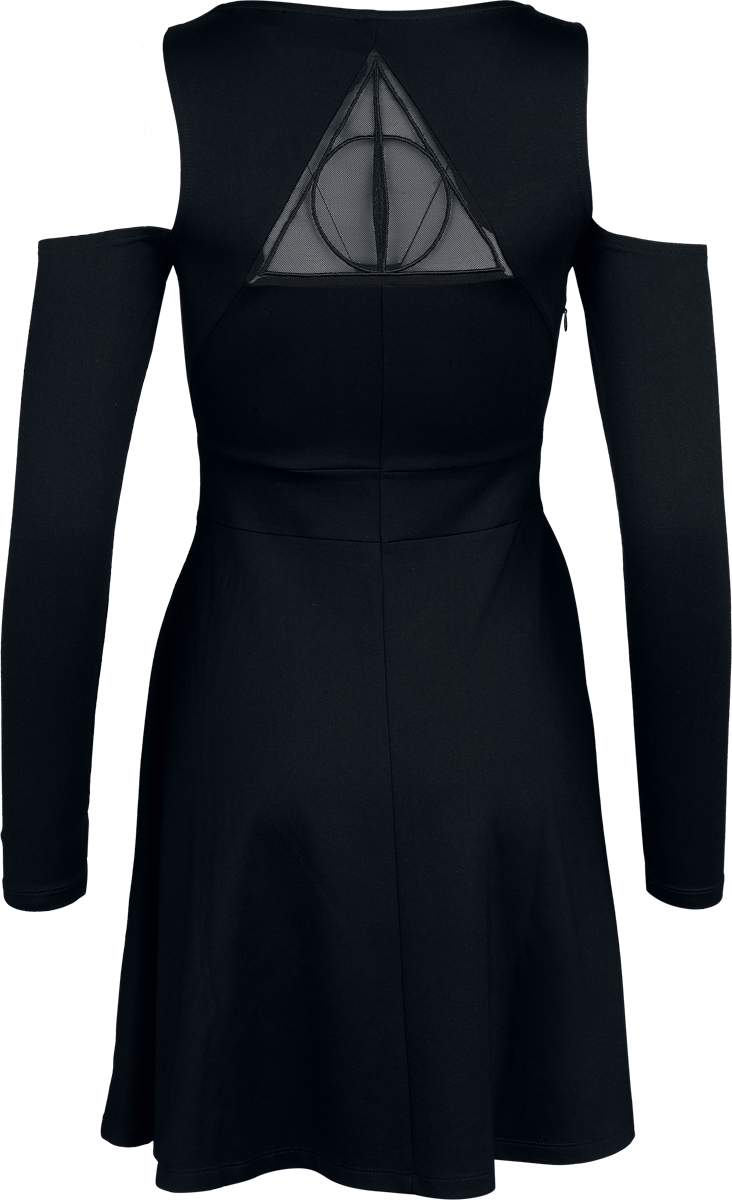 Harry Potter Deathly Hallows Midi Dress black - Image 3