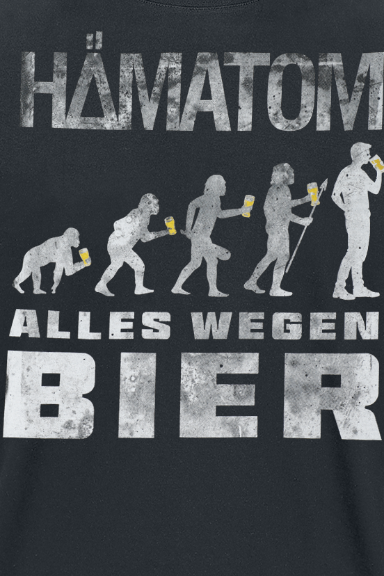 Hämatom Bier T-Shirt black - Image 3