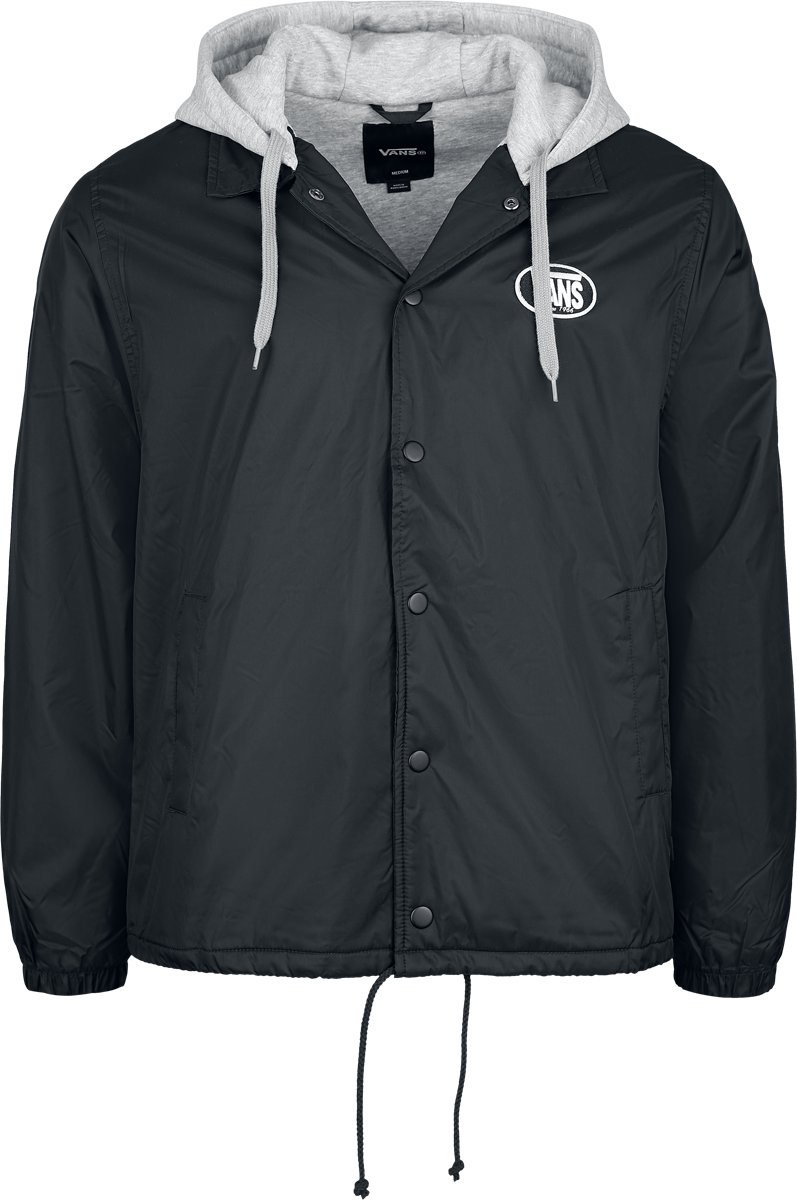 Vans The Riley Hooded Coach's Jacket Mid-Season Jackets black - Image 3