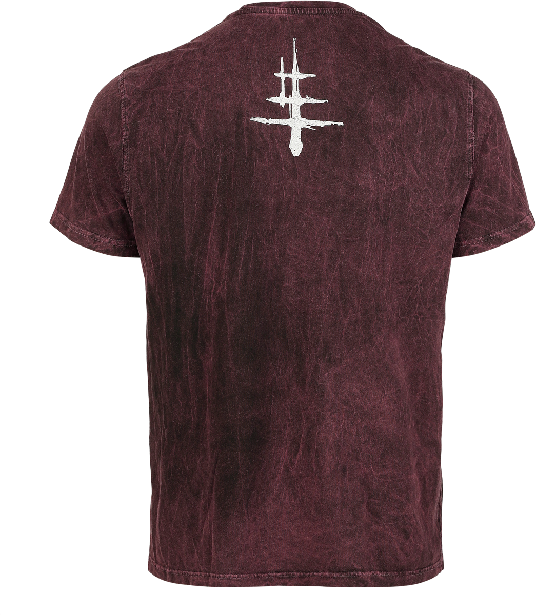 Lacuna Coil Never Dawn T-Shirt rust - Image 3